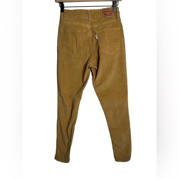 LEVI’S 721 Cordury High Rise Button Front Skinny Pants - Picture 3 of 4